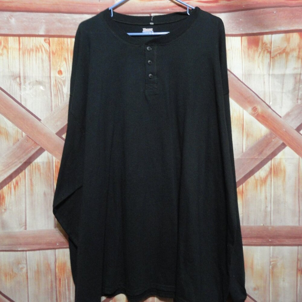 Hanes Beefy Henley long sleeve 3XL